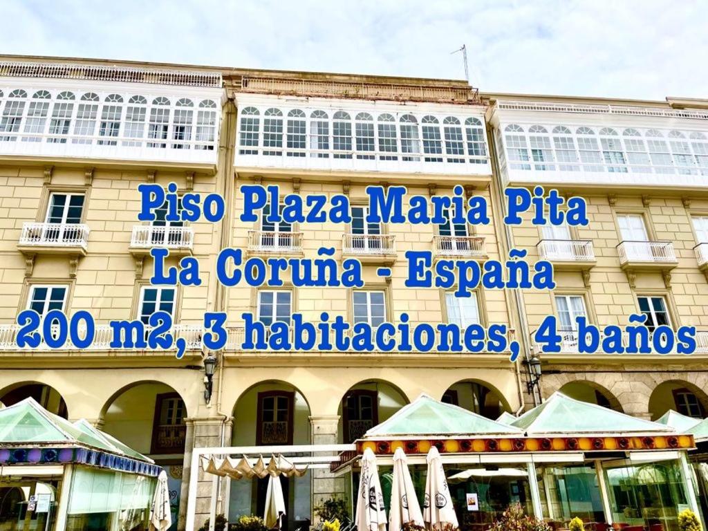 Apartamento Maria Pita Apartment A Coruna Bagian luar foto